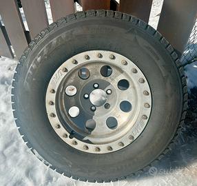 Cerchi MICKEY THOMPSON 15”X8 + gomme Bridgestone