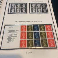 Rara Collezione Francobolli UK Machin-Errori & Spe