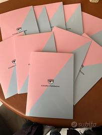 Cartelletta in cartoncino  Chiara Ferragni