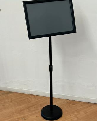 Espositore da Terra Regolabile A3/A4 porta menu