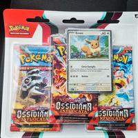 Set 3 bustine di Ossidiana Infuocata Sealed