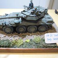 Modellino Centauro B1 diorama