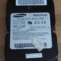 HDD Harddisk interno vintage Samsung 2,5 Gb 3,5"