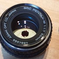 Lente vintage SMC Pentax-M 50mm F1.7