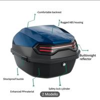 Bauletto blu universale grande per moto/scooter