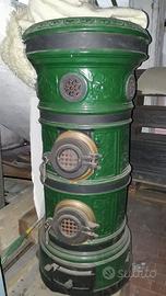 Stufa ceramica e ghisa