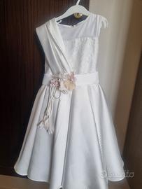 abito prima comunione/ cerimonia tg 10 anni