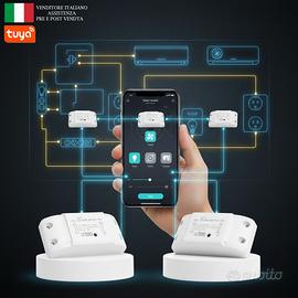 Interruttore smart switch relè wifi PST Tuya x2 PZ