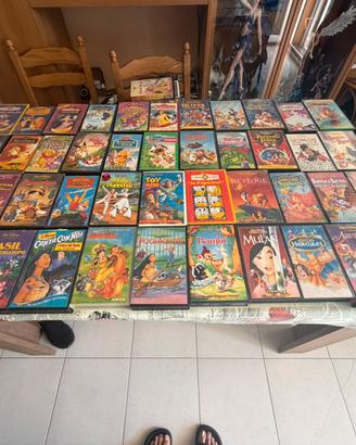 Video cassette vhs wall disney