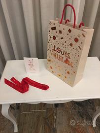 Busta natalizia Louis Vuitton Originale con nastro