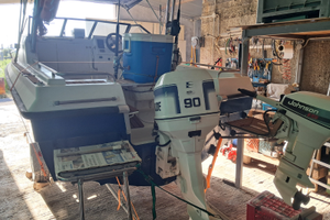 Pilotina con due motori e carrello