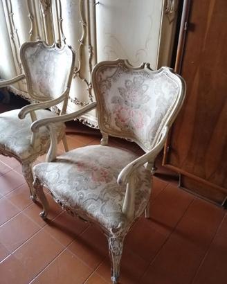 camera da letto stile Barocco Veneziano