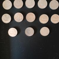 gruppo di 13 monte da 5 lire (delfino)