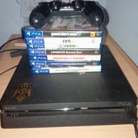 Ps4 Slim 500GB + Controller e giochi.