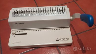 Rilegatrice per dorsi plastici a spirale