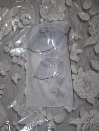 2 mascherine aerosol più accessorio per bocca 