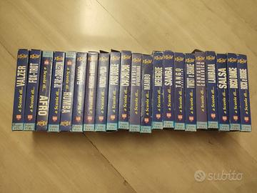 VHS corso di ballo "Si Balla" collezione di 21 vhs
