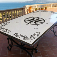 TAVOLO IN PIETRA LAVICA MIS. 200X100 CM. IN ITALIA