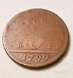 Regno di Napoli - 6 Tornesi 1799 (Gig. 117)
