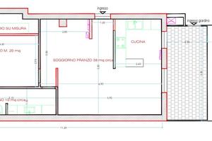 Appartamento piano terra con giardino + garage