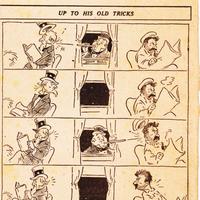 Raro ritaglio originale di giornale datato 1924