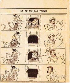 Raro ritaglio originale di giornale datato 1924