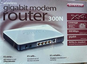 Modem router wireless sitecom x4 300n gigabit