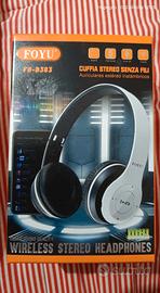 FOYU Cuffie Stereo Wireless