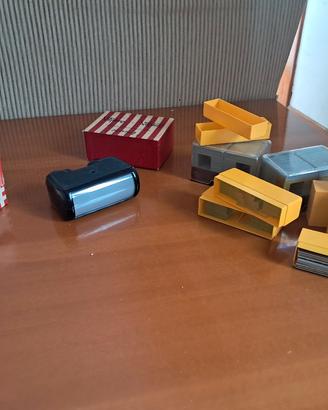 Visore diapositive vintage - Duplex + Set vetrini 