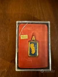 Ciondolo con foglio doro 18 karati