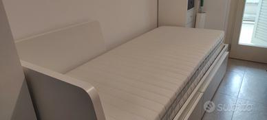 Letto divano Ikea Flekke con due materassi Afjal
