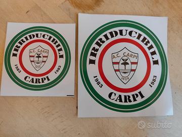 coppia adesivi ultras  Irriducibili 1983 Carpi