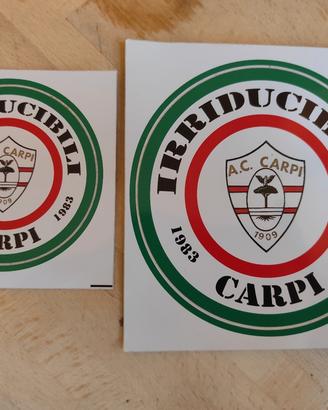 coppia adesivi ultras  Irriducibili 1983 Carpi