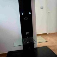 PORTA TV SU ROTELLE COLORE NERO