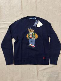 Maglione girocollo ralph lauren cashmere tg M