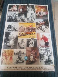 calendario Piaggio per i 50 anni della vespa