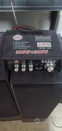 stereo amplificato+casse a colonna 