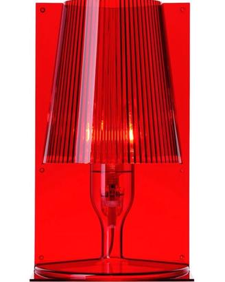 Lampade da tavolo Kartell "Take"  rosse e blu