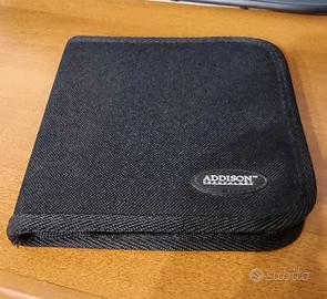 Custodia per CD DVD Bluray a libretto con cerniera