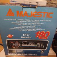 Autoradio Majestic modello SCD334MP3/USB/AX