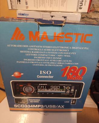 Autoradio Majestic modello SCD334MP3/USB/AX