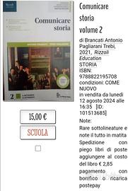 Libro di storia volume 2 superiori