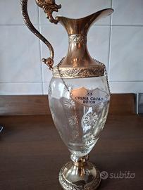 Caraffa buton crema cacao argenteria Galbiati