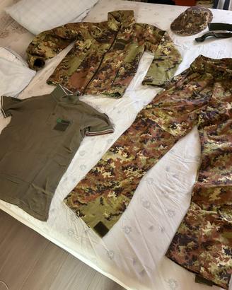 Set originale Esercito Italiano Vegetato polo cape