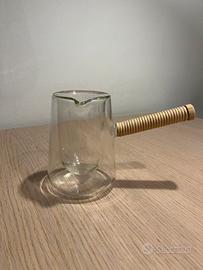 Cioccolatiera in vetro