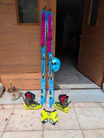 set skialp gara skitrab Lirace , scarpa Alien ,
