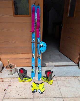 set skialp gara skitrab Lirace , scarpa Alien ,