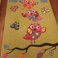 Tappeto per cameretta bambini con gufi 