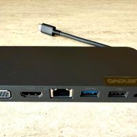 adattatore multi-porta Lenovo Usb-C a 6 opzioni