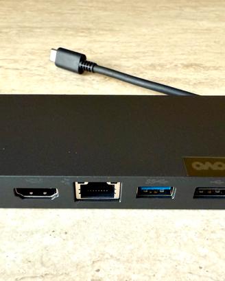 adattatore multi-porta Lenovo Usb-C a 6 opzioni